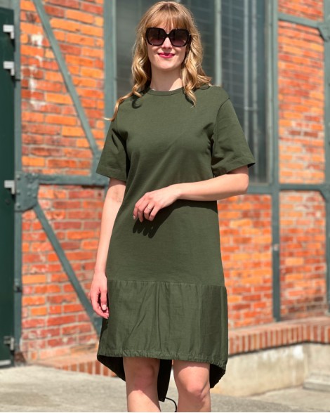 Šaty dámské Kenzo zelené oversize